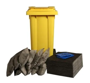 120 litre Ecospill Maintenance Spill Kit - Wheeled Bin