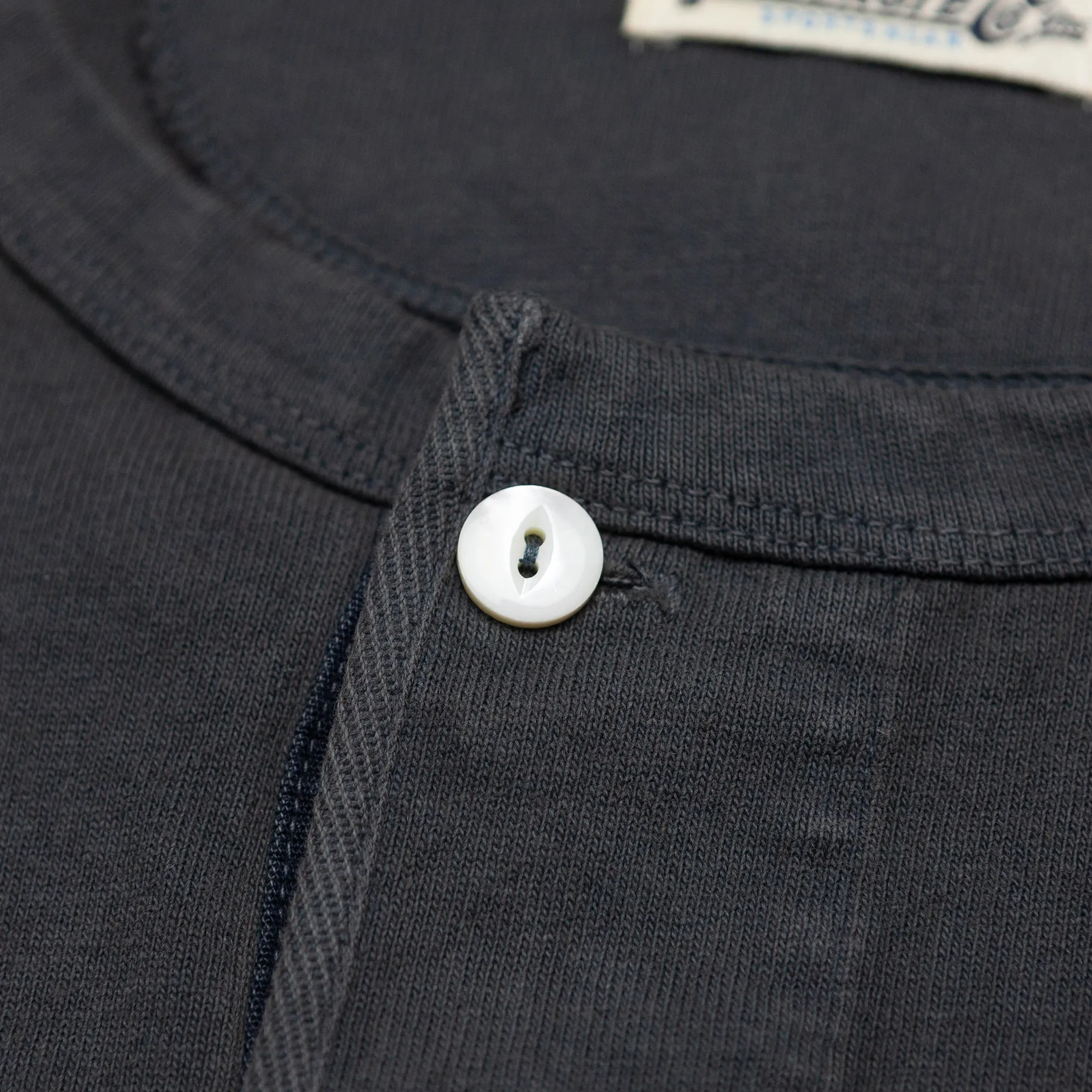 13oz Henley in Midnight