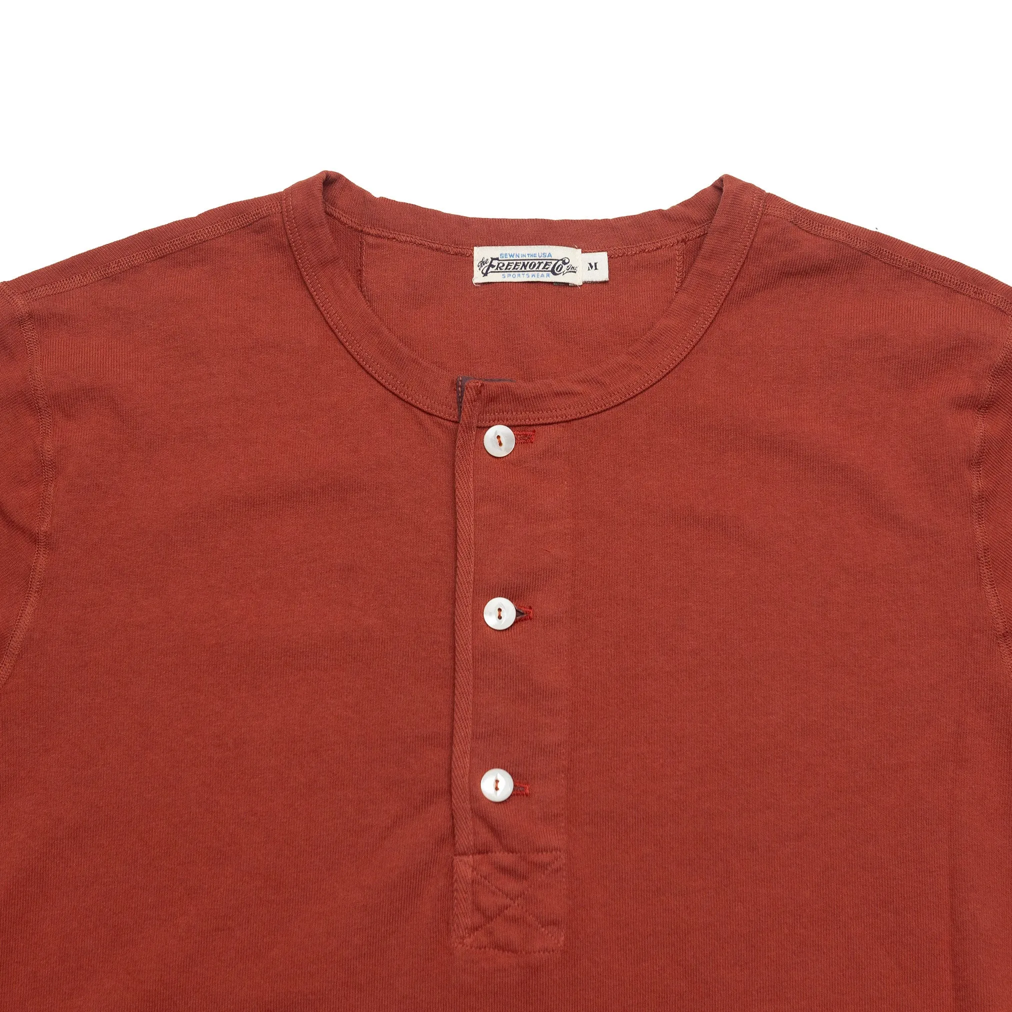 13oz Henley in Picante