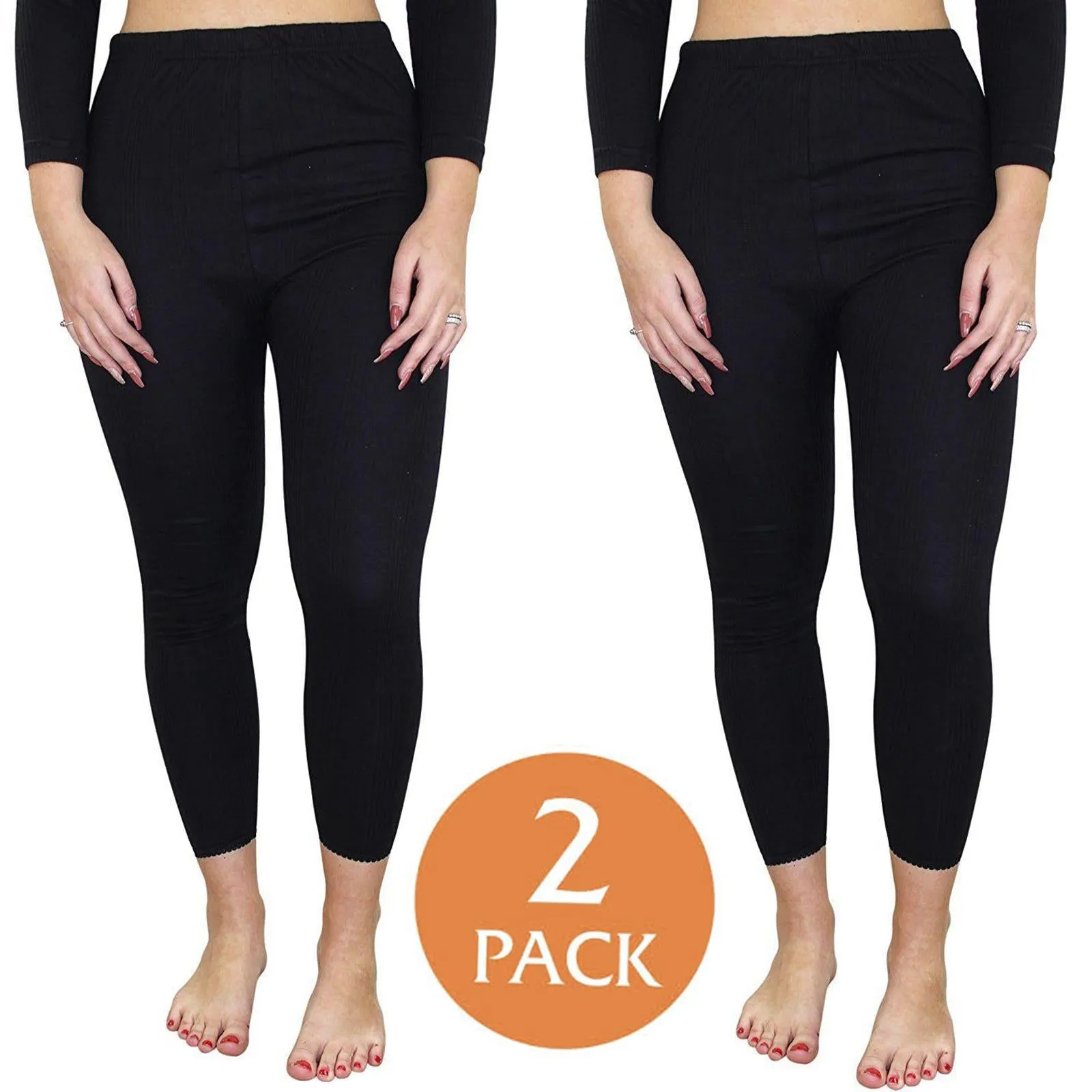 2 Pack Women Thermal Leggings