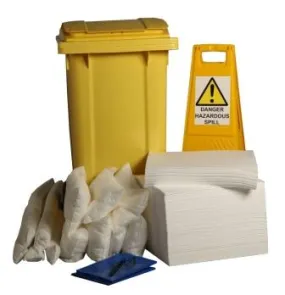 240 litre Ecospill Oil Only Spill Response Kit - Wheeled Bin