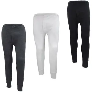 3 Pack Mens Long Johns Thermal Trousers