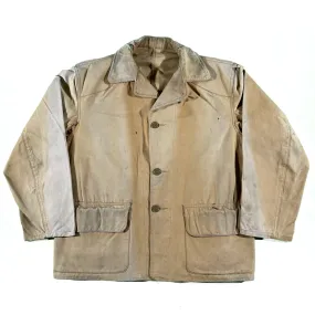 50s Sun Faded Cotton Canvas Hunting Jacket- M