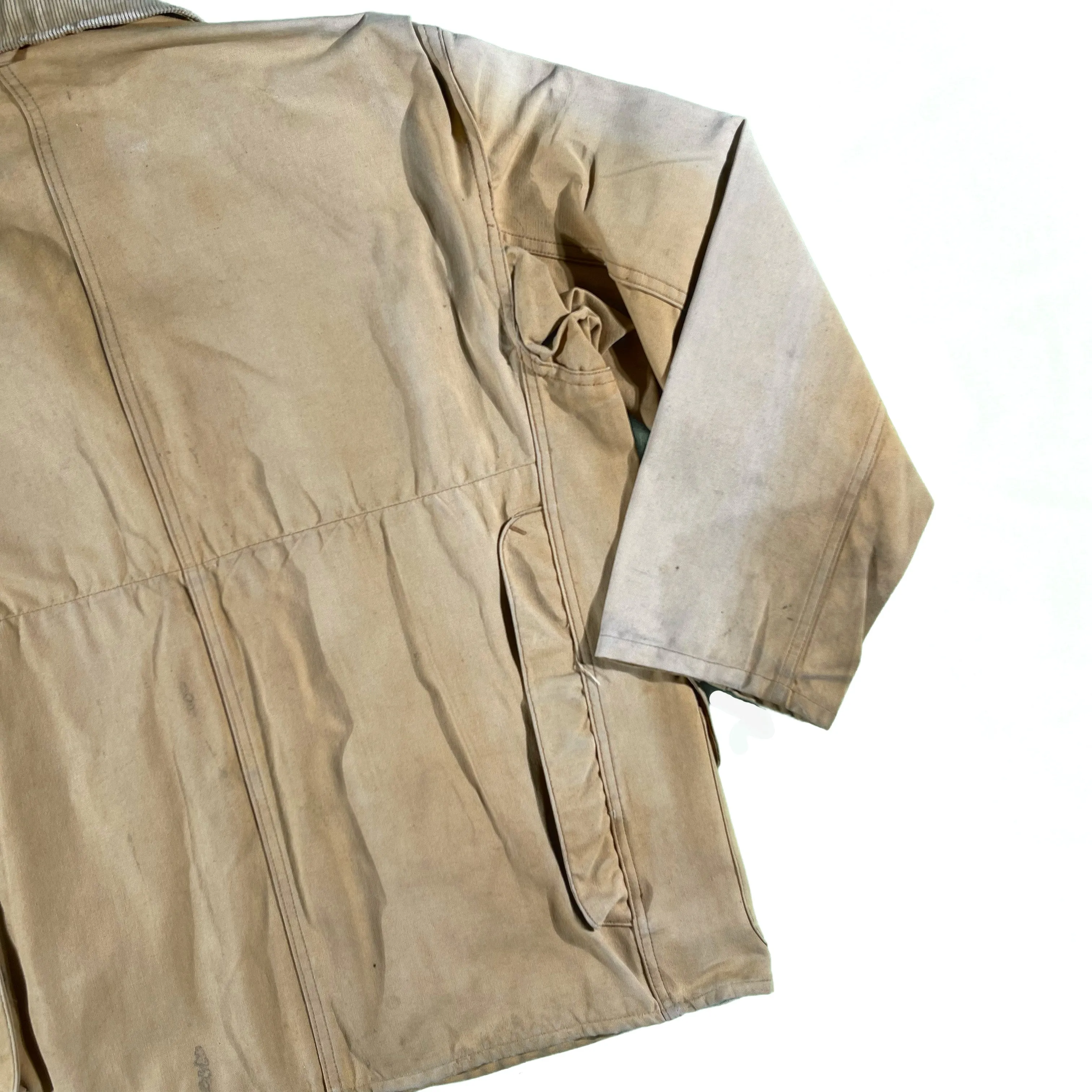 50s Sun Faded Cotton Canvas Hunting Jacket- M