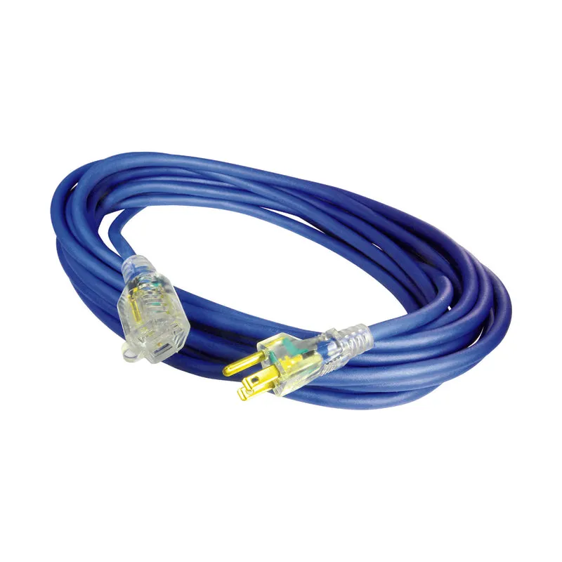 Ace Outdoor 25 ft. L Blue Extension Cord 16/3 SJOW