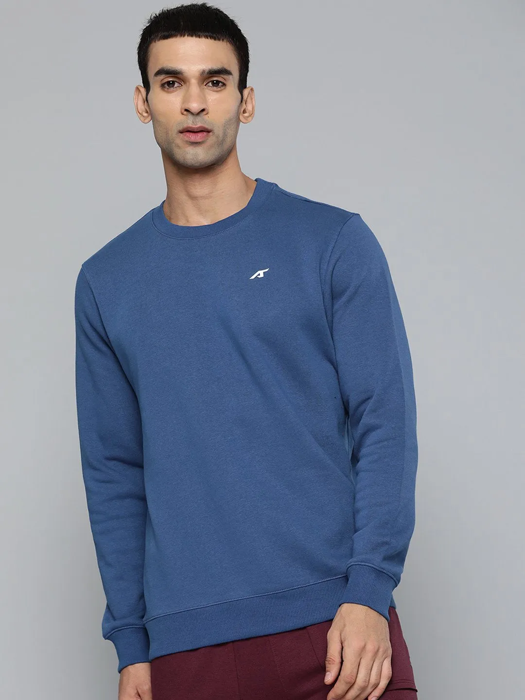 Alcis Men Casual Blue Sweatshirts