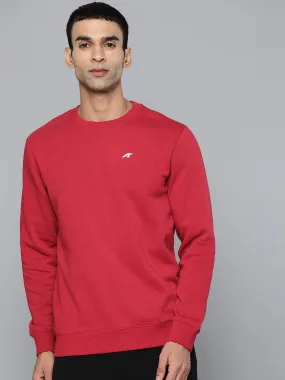 Alcis Men Casual Maroon Sweatshirts