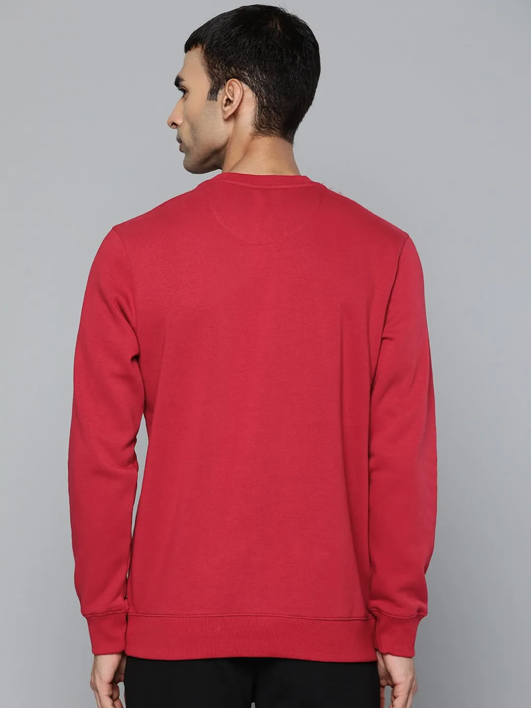 Alcis Men Casual Maroon Sweatshirts