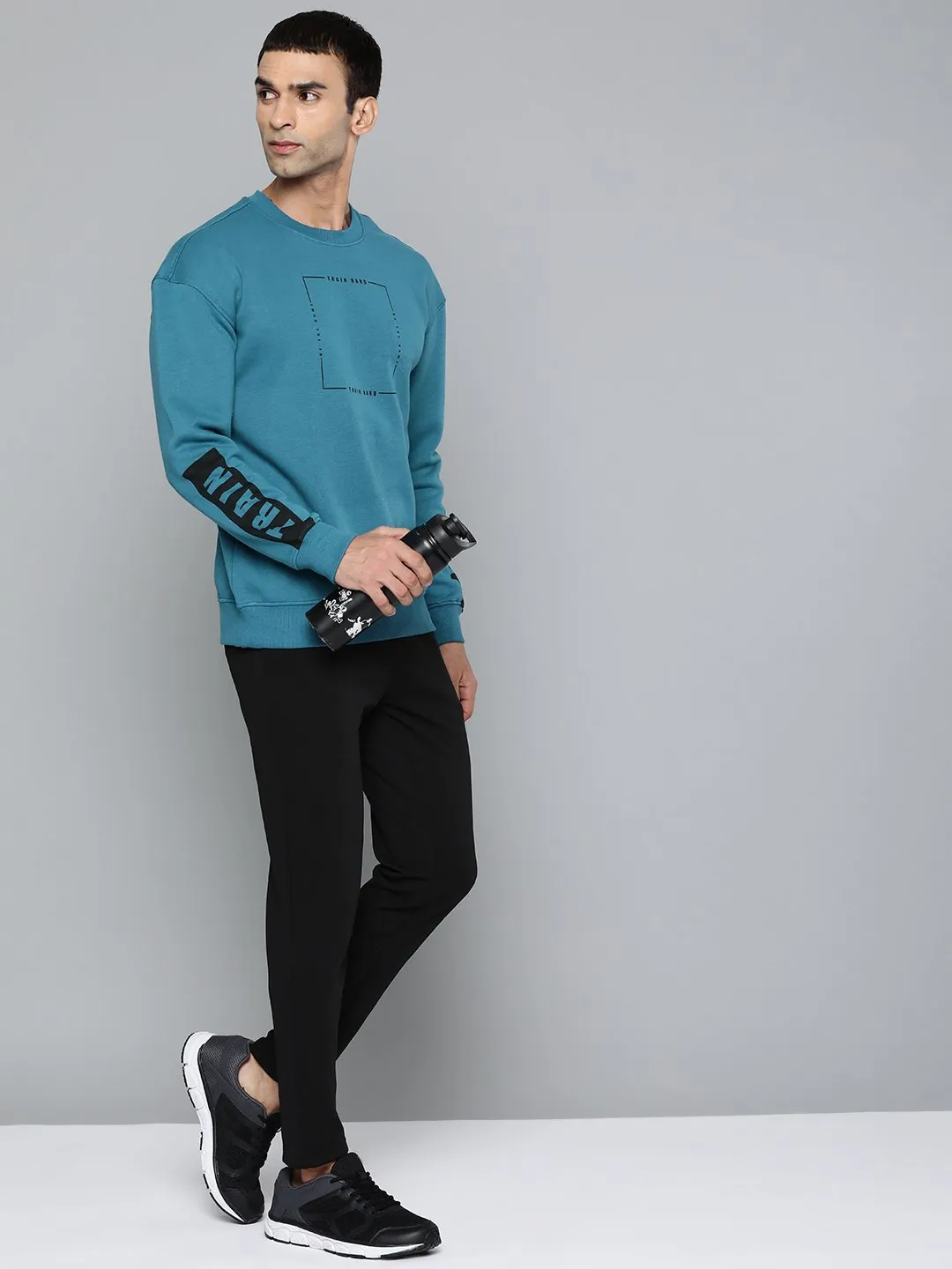 Alcis Men Casual Teal Sweatshirts