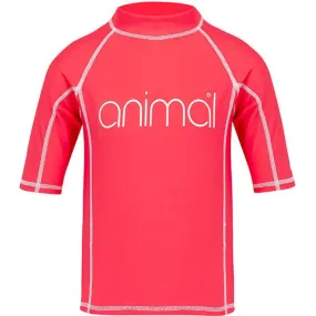 Animal Junior Girls Molli Short Sleeve Rash Vest