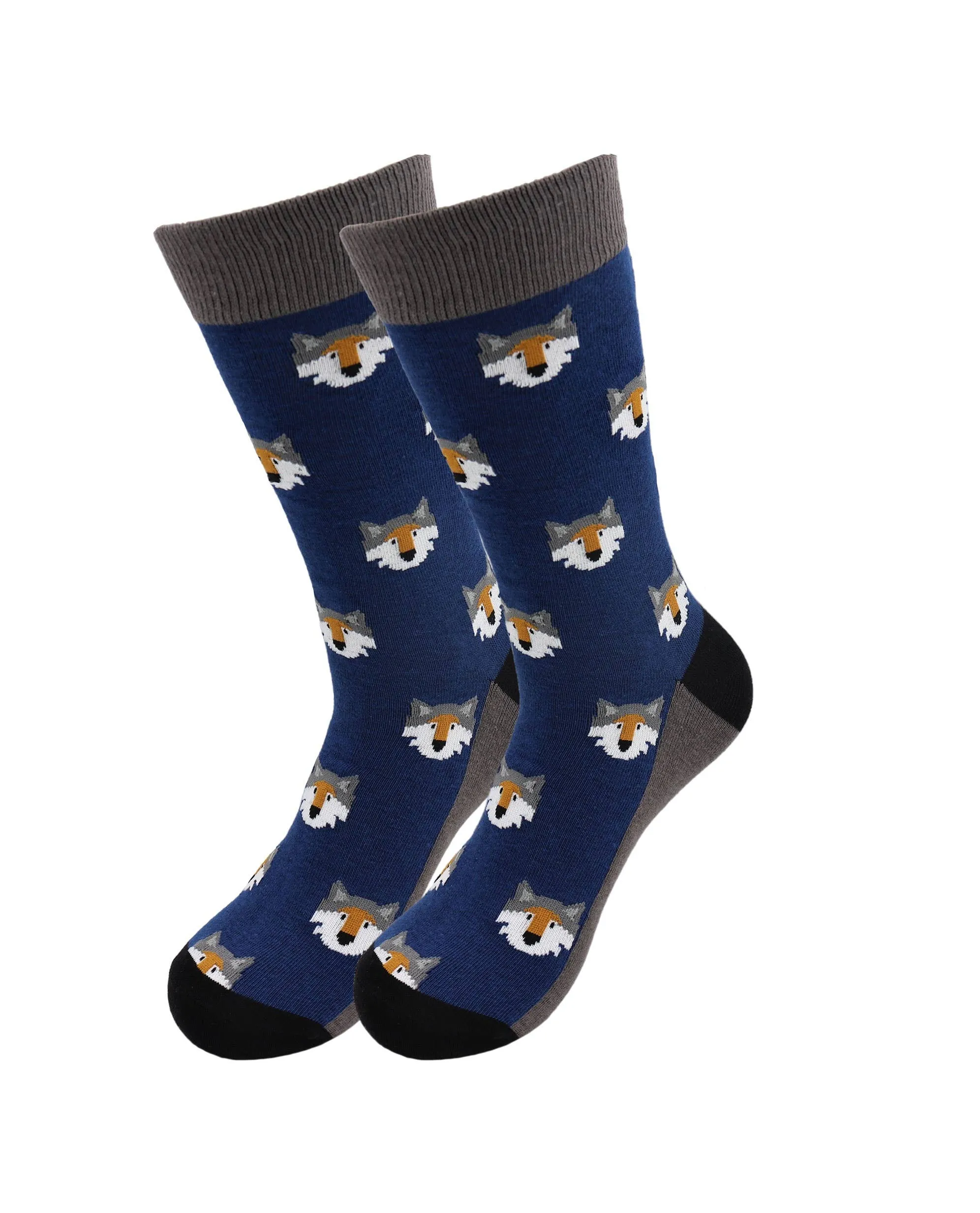 Animal Socks – Rhino, Alligator, Zebra, Wolf Fun Comfy Socks