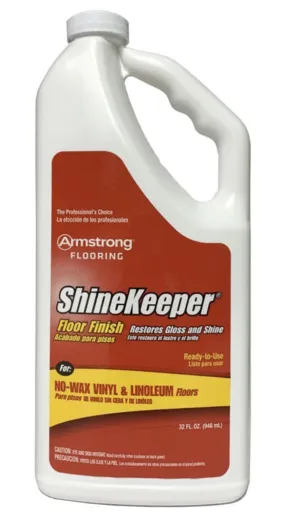 Armstrong 390124 32 oz Bottle Of Shine Keeper Floor Finish - Quantity of 3