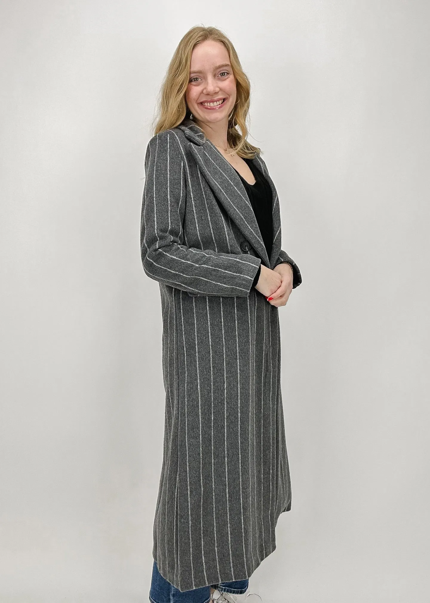 Astrid Teresa Striped Coat