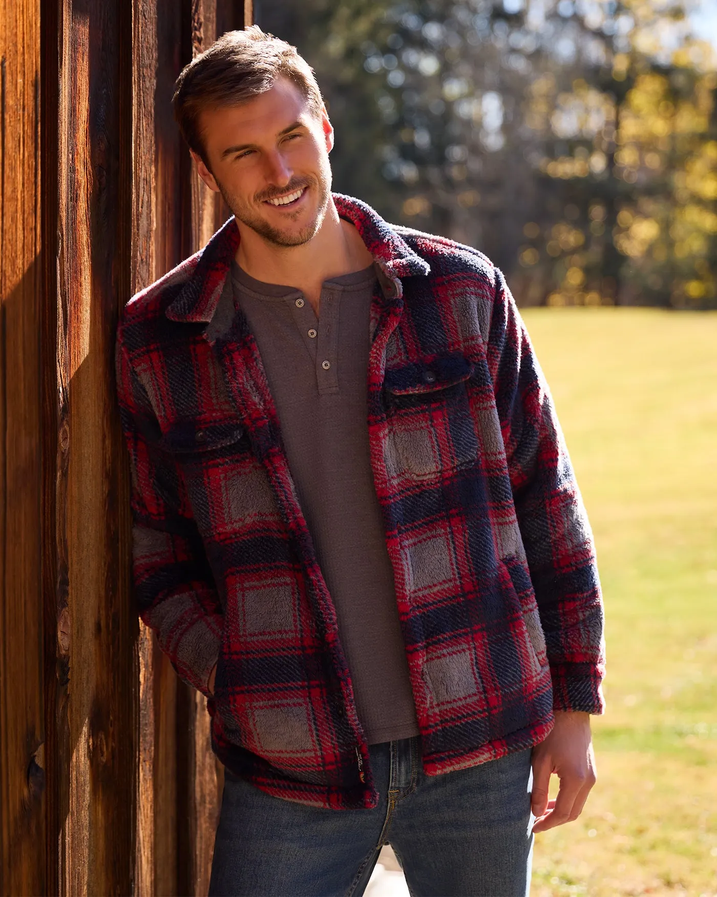 ATOKA SHAGGY SHERPA SHIRT JACKET