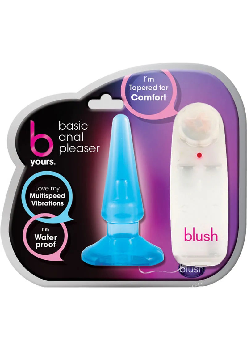 B Yours Basic Vibrating Butt Plug with Remote Control