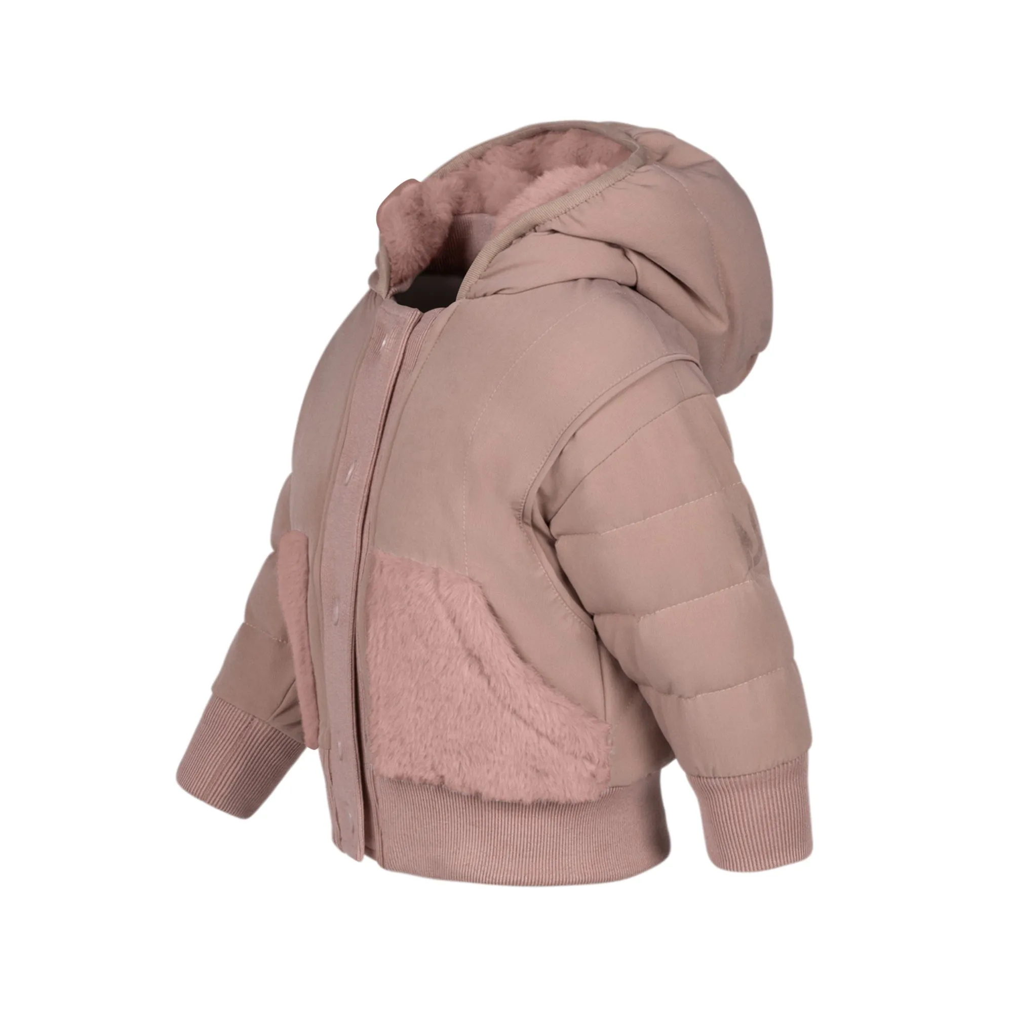 Baby Knit Coat - Blush