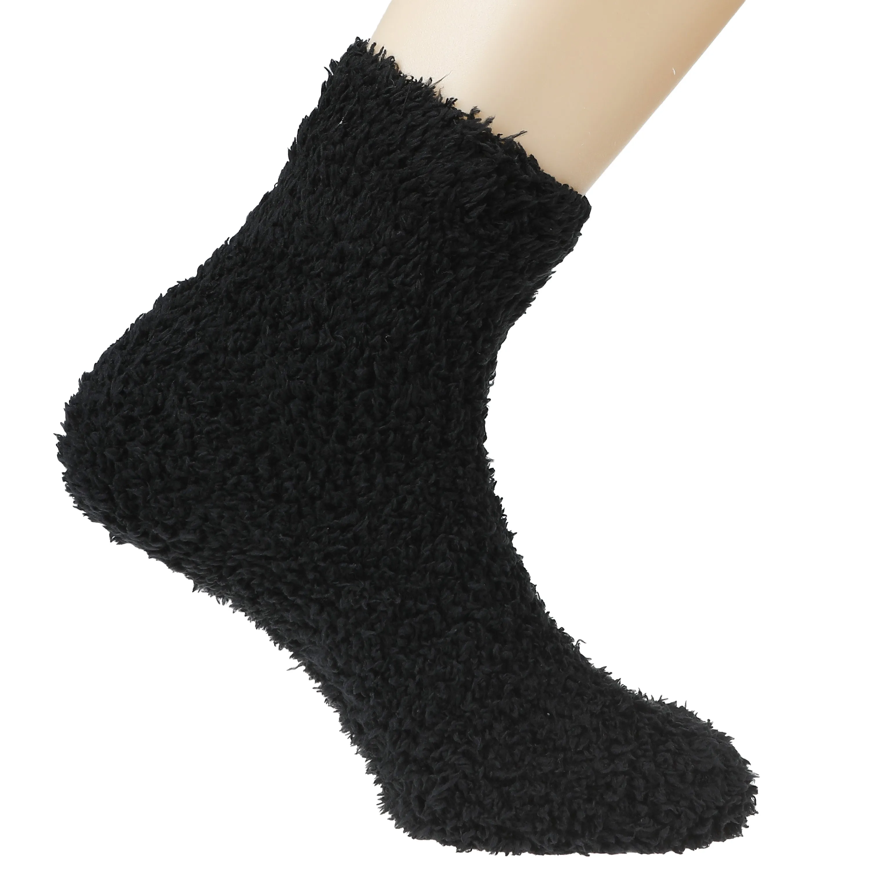 BEARPAW Pawz Women's Solid Lounge Socks Comfy Soft Cute Fuzzy Socks Warm Socks for Women - Women's Cozy Lounge Socks