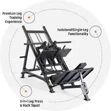 Bells of Steel 2-In-1 Iso Leg Press & Hack Squat Machine