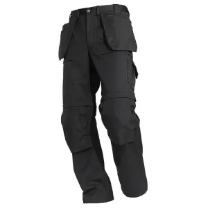 Blaklader 1538 1860 Zip Off Craftsman Trousers Black