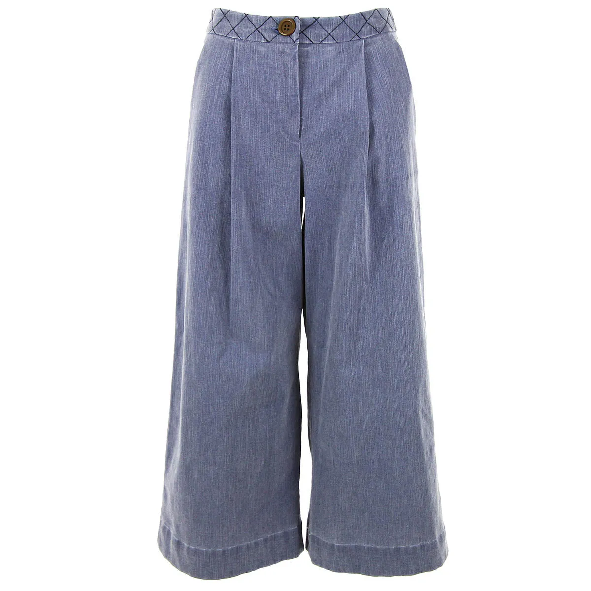 Bonny Wide Leg Cropped Denim Pant