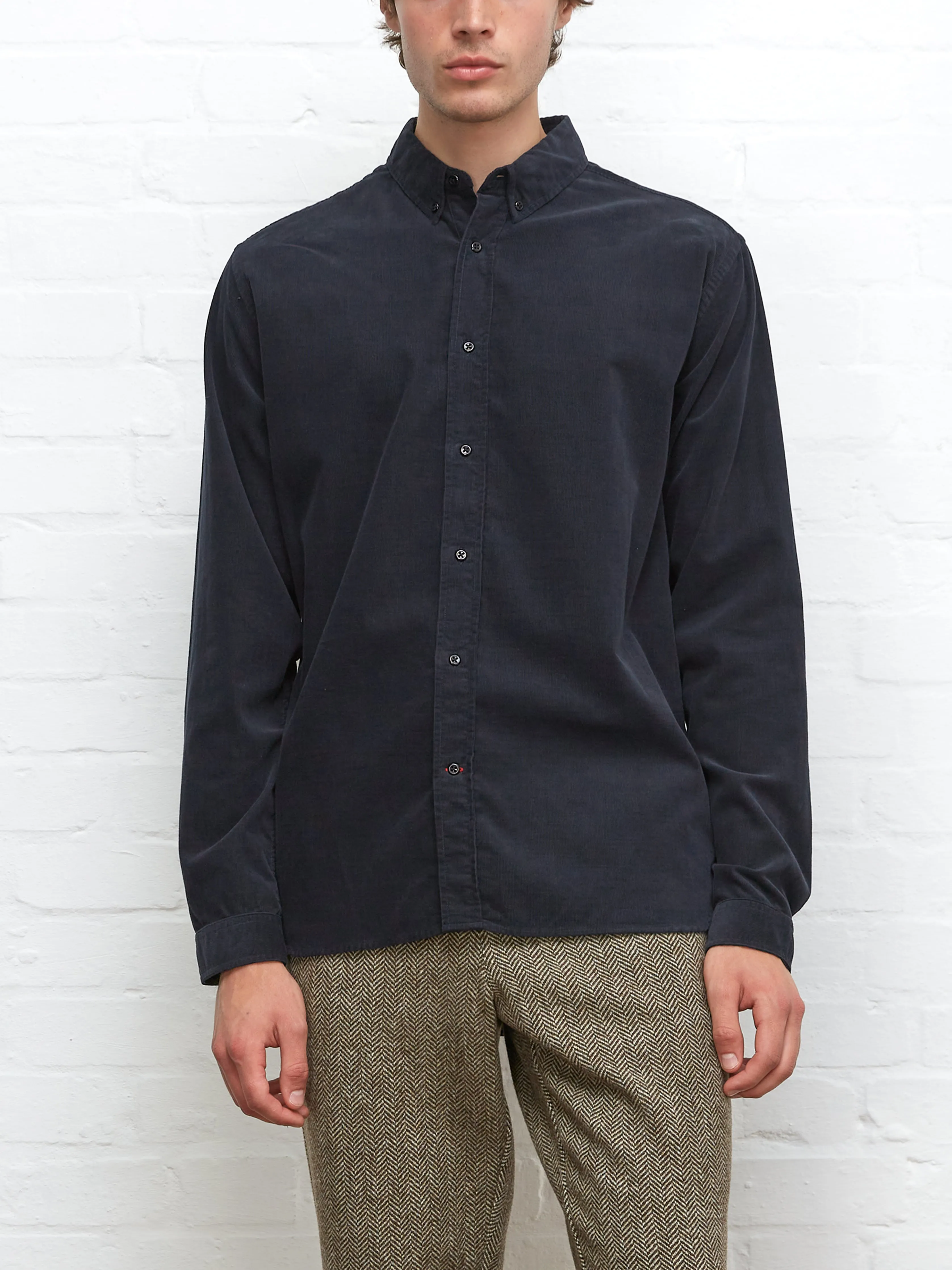 Brook Shirt Mersey Cord Navy