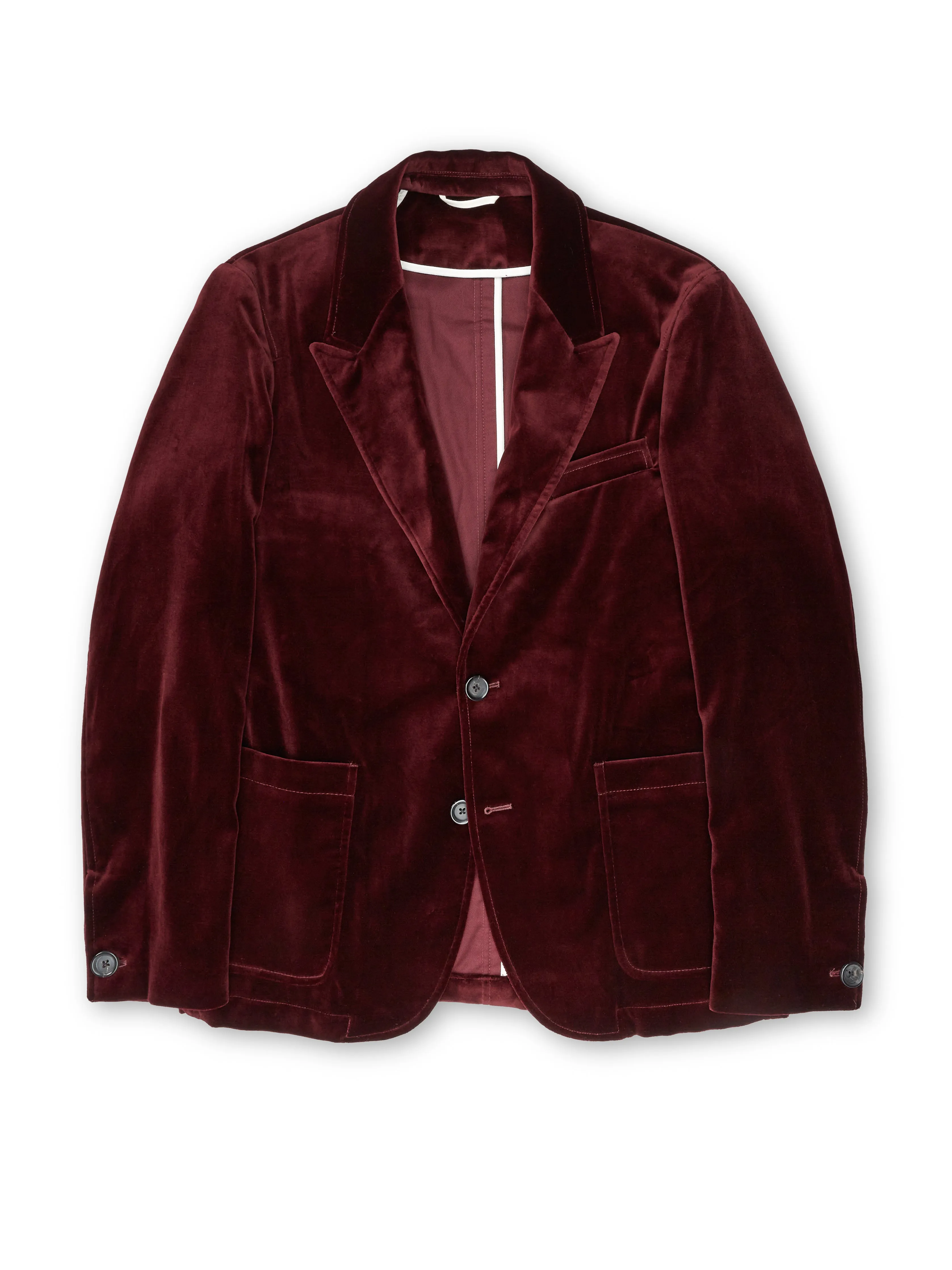 Burgundy Velvet Mansfield Suit