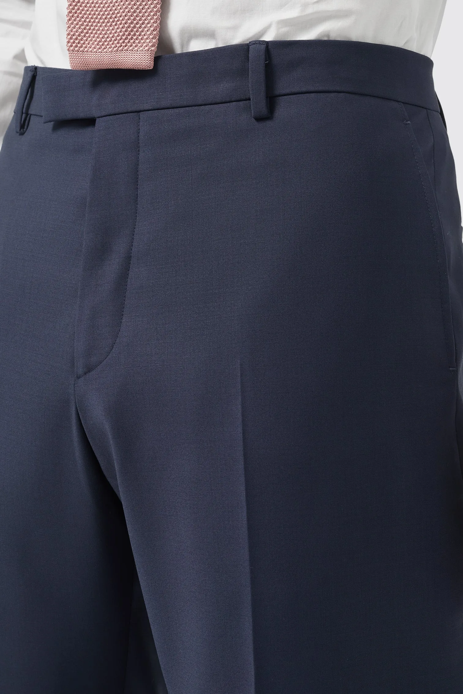 Buscot Slim Fit Navy Trousers - ARCHIVE