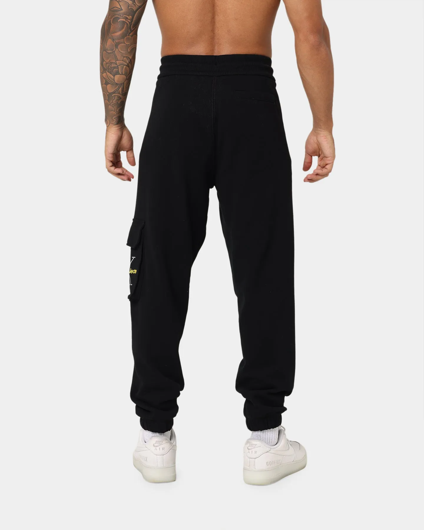 Calvin Klein Two Tone Monogram HWK Pants Ck Black