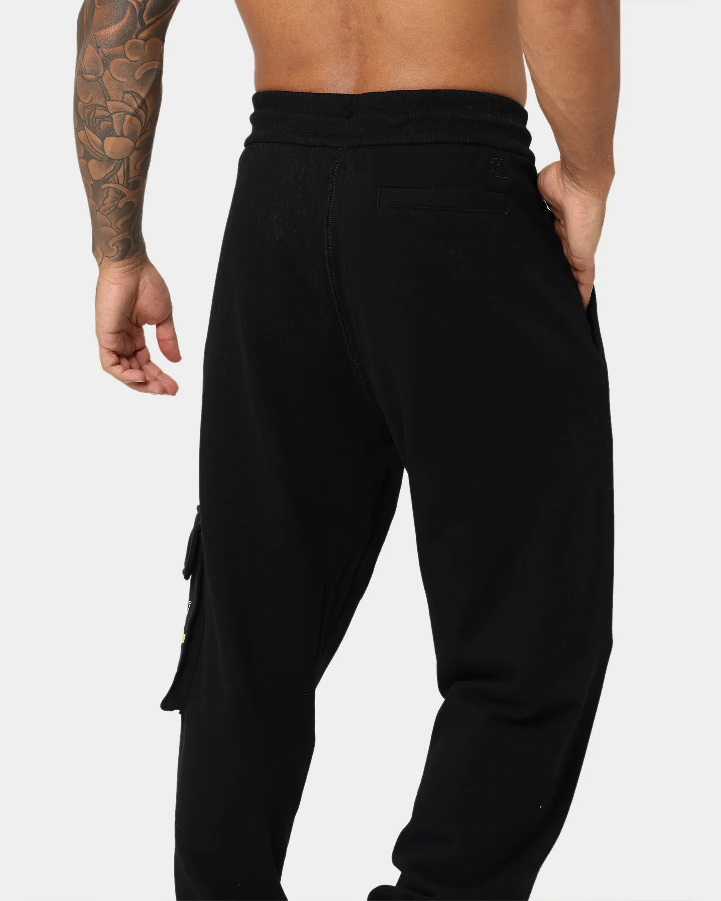 Calvin Klein Two Tone Monogram HWK Pants Ck Black