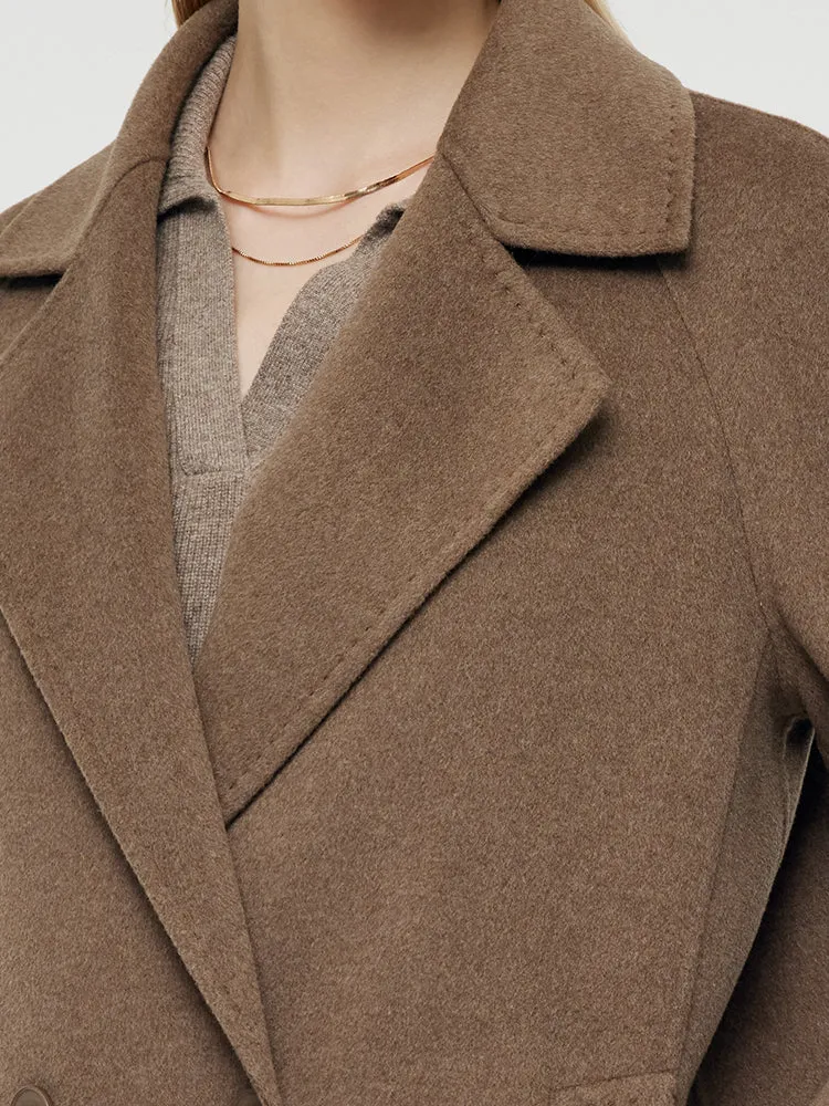 Cashmere And Wool Women Mid-Length Coat