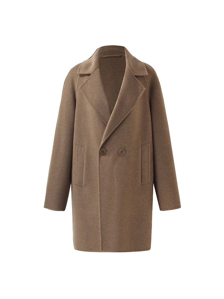 Cashmere And Wool Women Mid-Length Coat