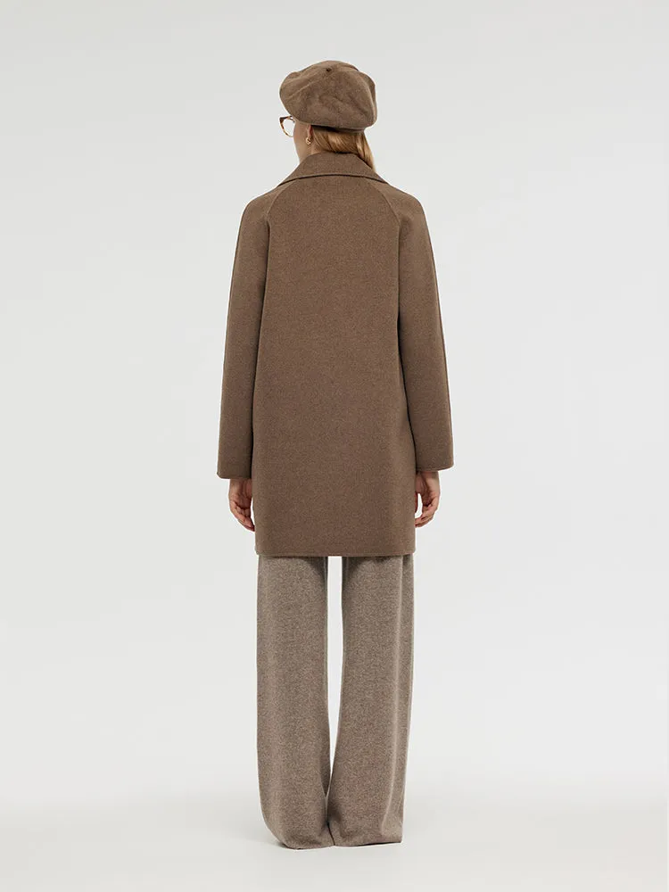 Cashmere And Wool Women Mid-Length Coat