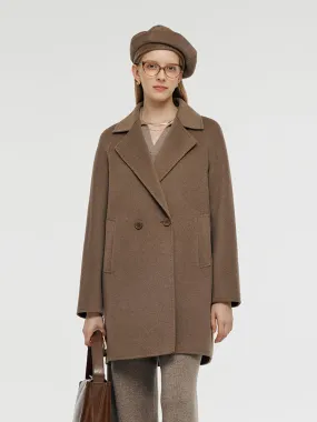 Cashmere And Wool Women Mid-Length Coat