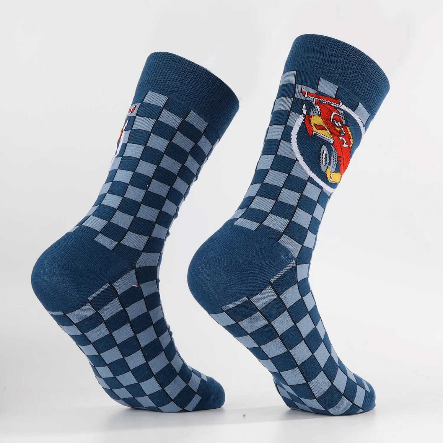 Checkered Flag Racer Socks