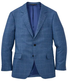 Coppley Side Vent Windowpane Plaid Sport Coat