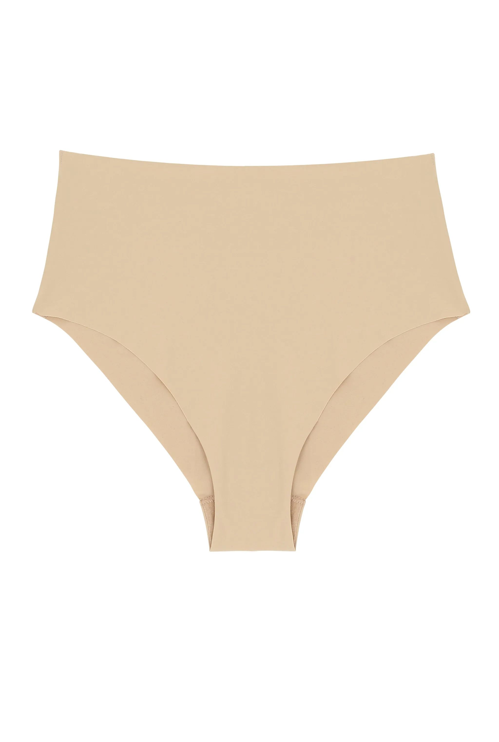 Culotte taille haute sans couture - Beige