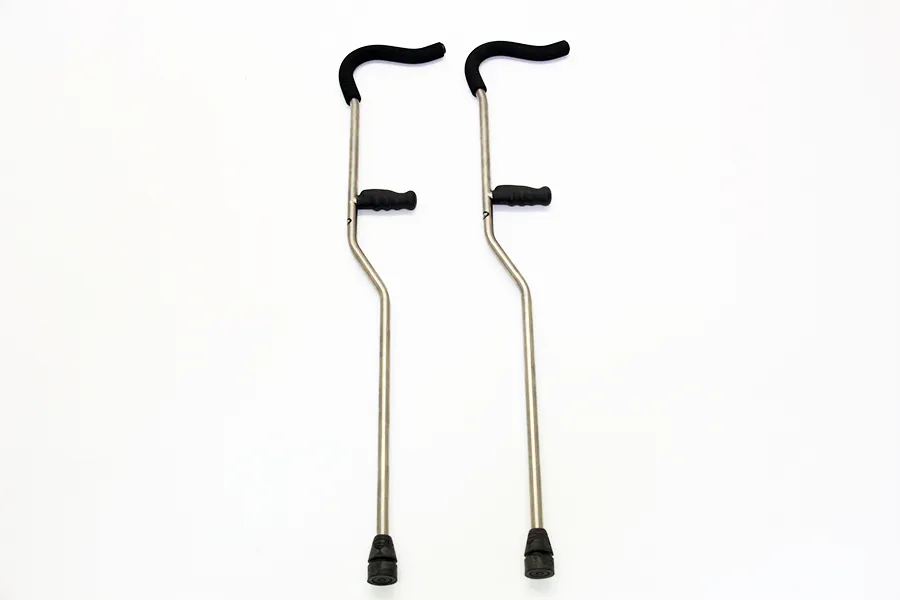 Custom Titanium Shepherd's Crutches