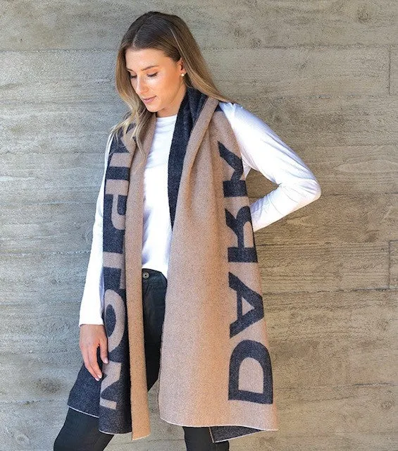 Dark Hampton Wool Scarf