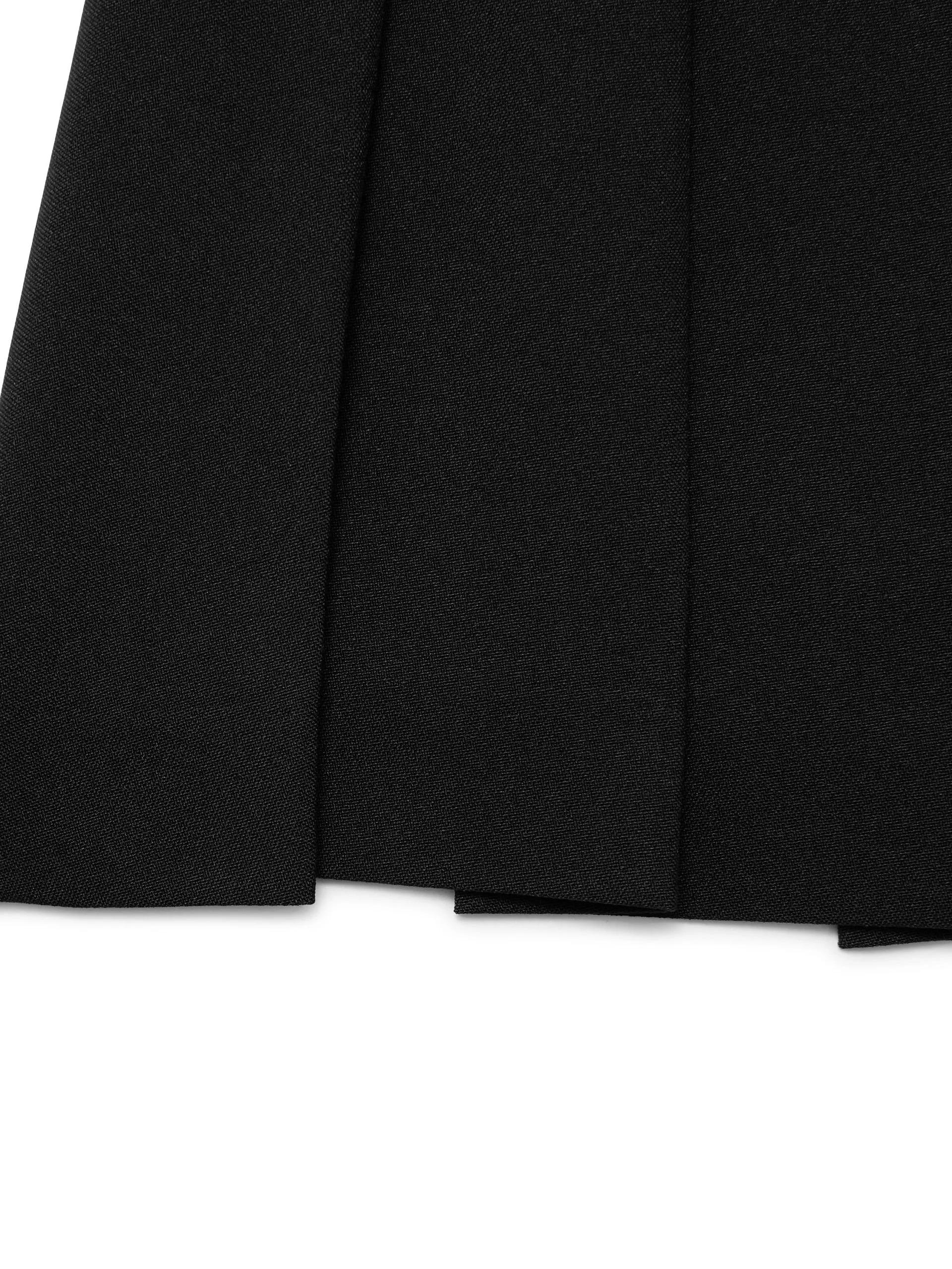 Detachable Pleated Patch Culottes