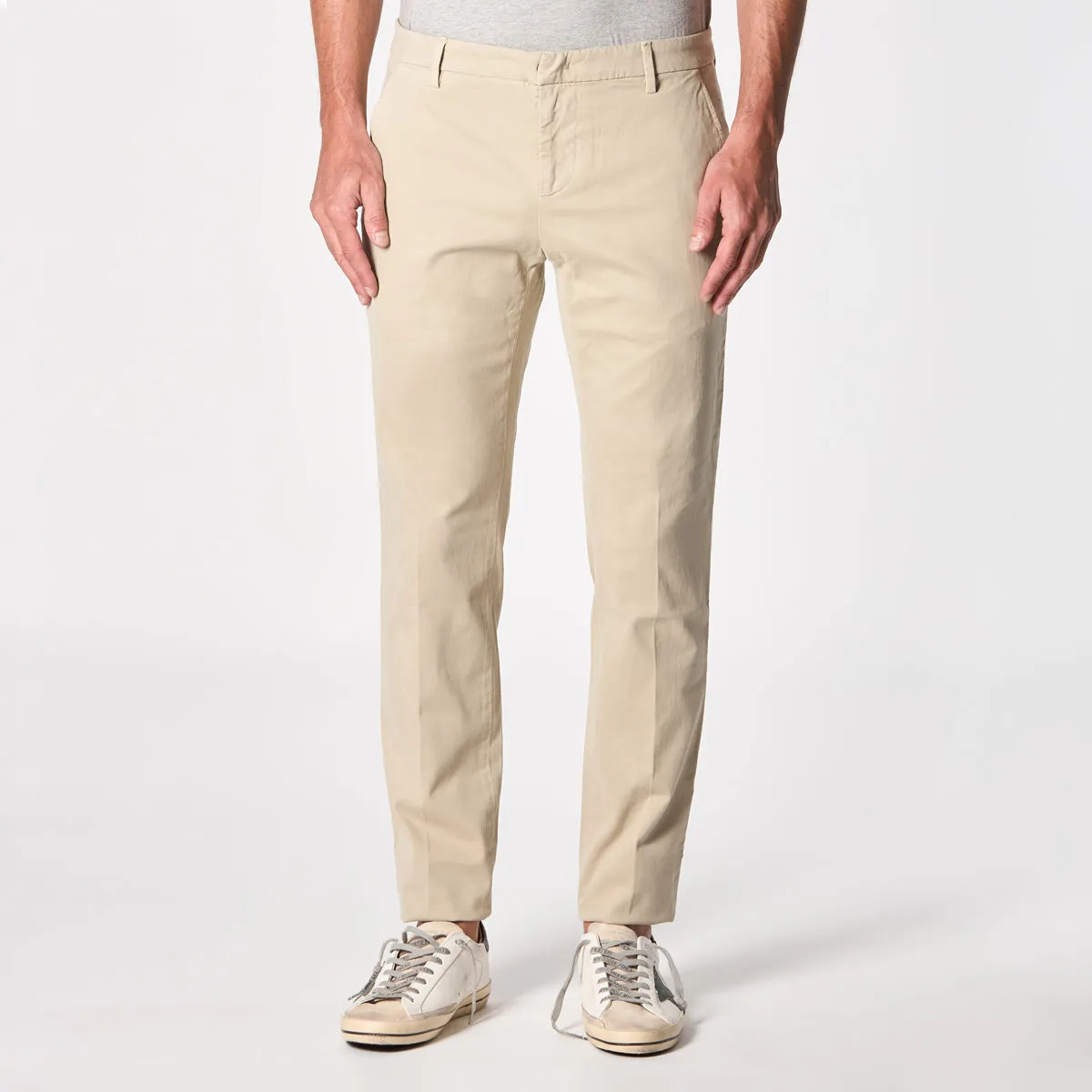 DONDUP TROUSERS UP166 GSE043 PTD 020 BEIGE