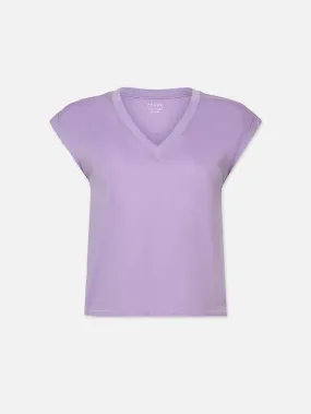 Easy V-Neck Tee -- Lilac