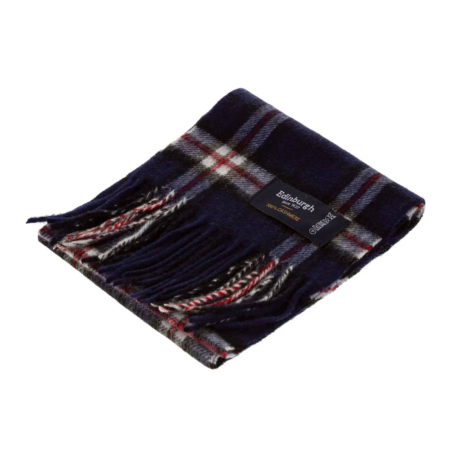 Edinburgh Cashmere Mini Scarf  Thomson Navy