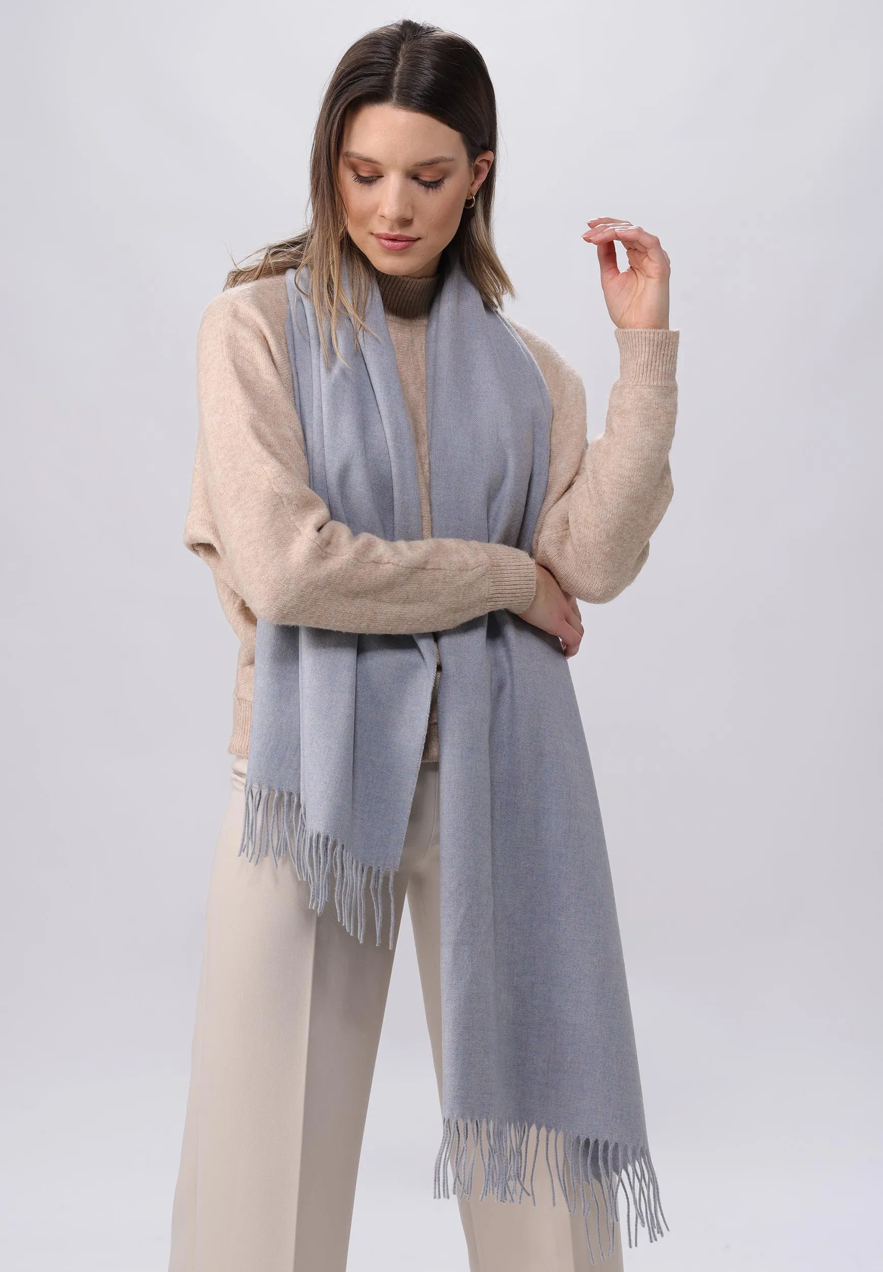 Essential Solid Oversized Cashmink Wrap