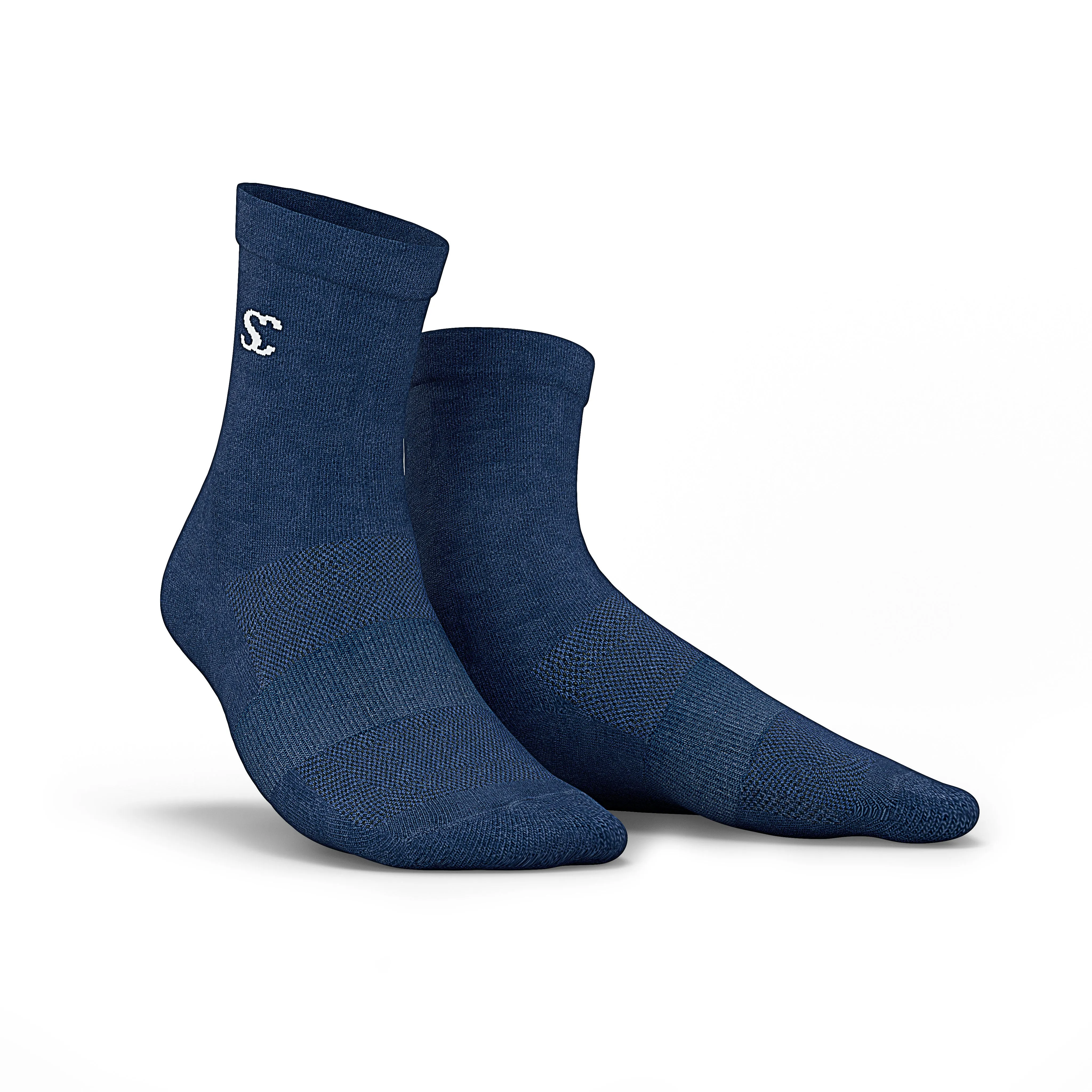 Everyday Essentials Navy Blue Crew Socks - Unisex