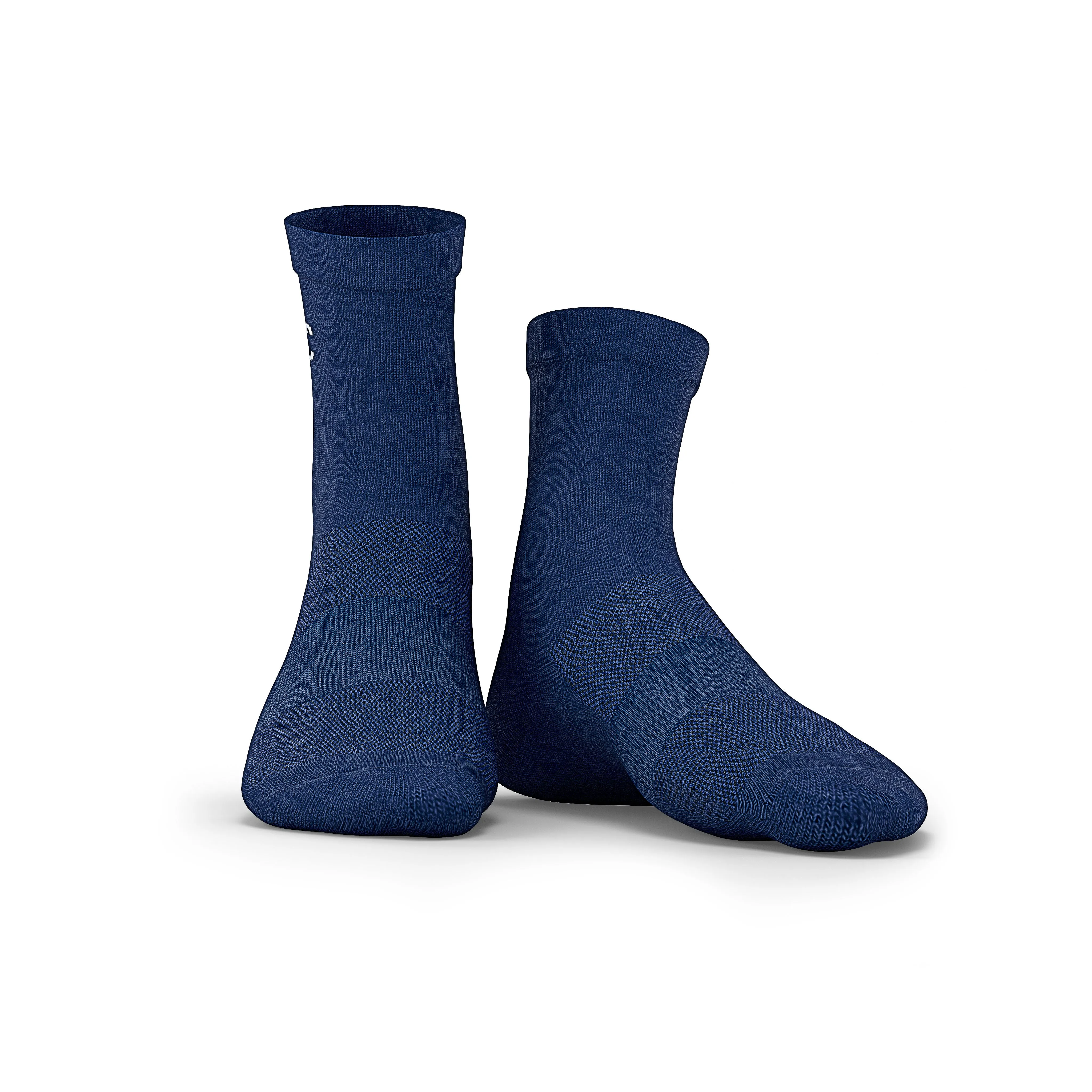 Everyday Essentials Navy Blue Crew Socks - Unisex