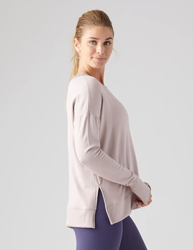 Glyder Lounge Long Sleeve - Adobe Rose