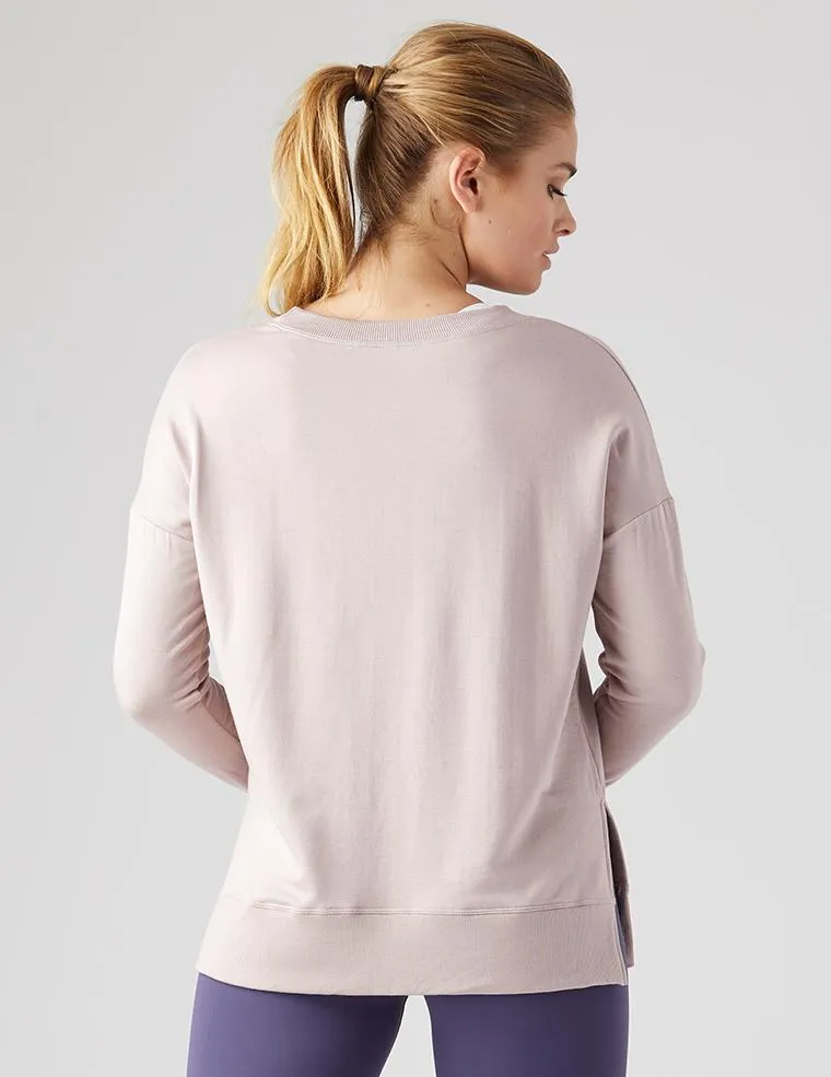 Glyder Lounge Long Sleeve - Adobe Rose