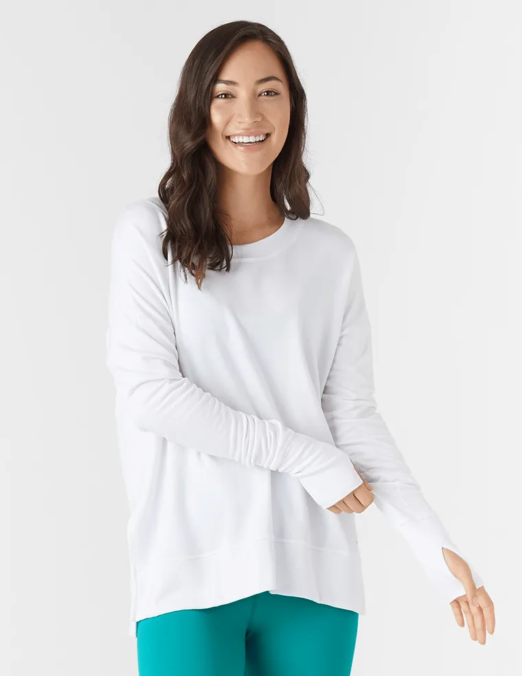 Glyder Lounge Long Sleeve - White