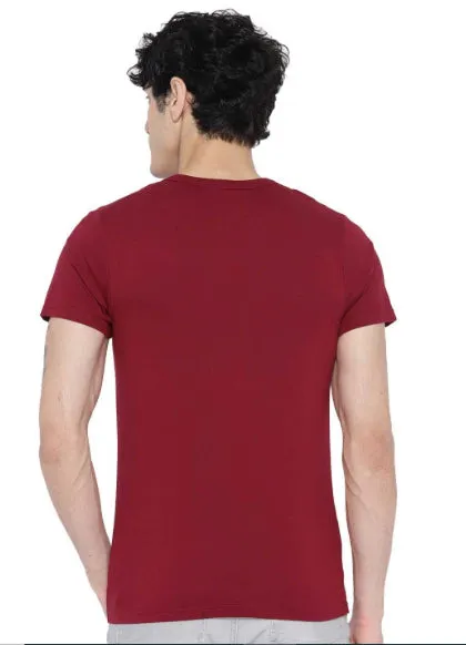 Half Sleeve Henley Cotton T-Shirts For Men Combo (Pack Of 3) by LazyChunks