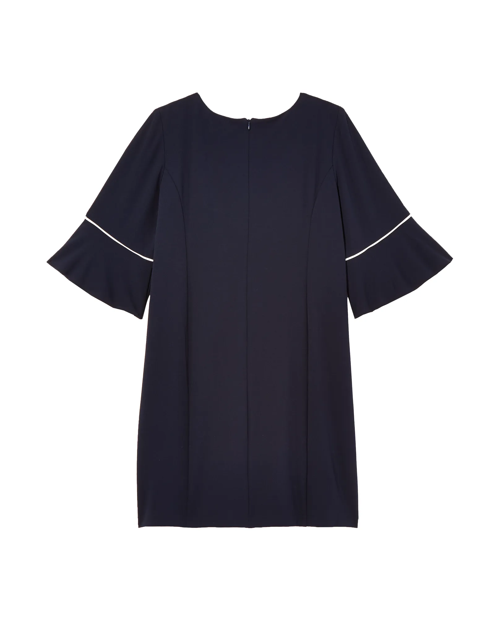 Hammond Flare Sleeve Dress | Black / White